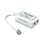 TP-LINK TD-S201A ADSL 2+ Telephone Line & Internet Splitter Filter Passthrough Jack Micro LS->NWTL-DSL008