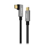 mBeat Tough Link 1.8m L-Shape USB 3.2 Gen2 USB-C Cable - Space Grey Data Transfer Rate: Maximum 10Gbps  Video Resolution: Maximum 4K/60Hz