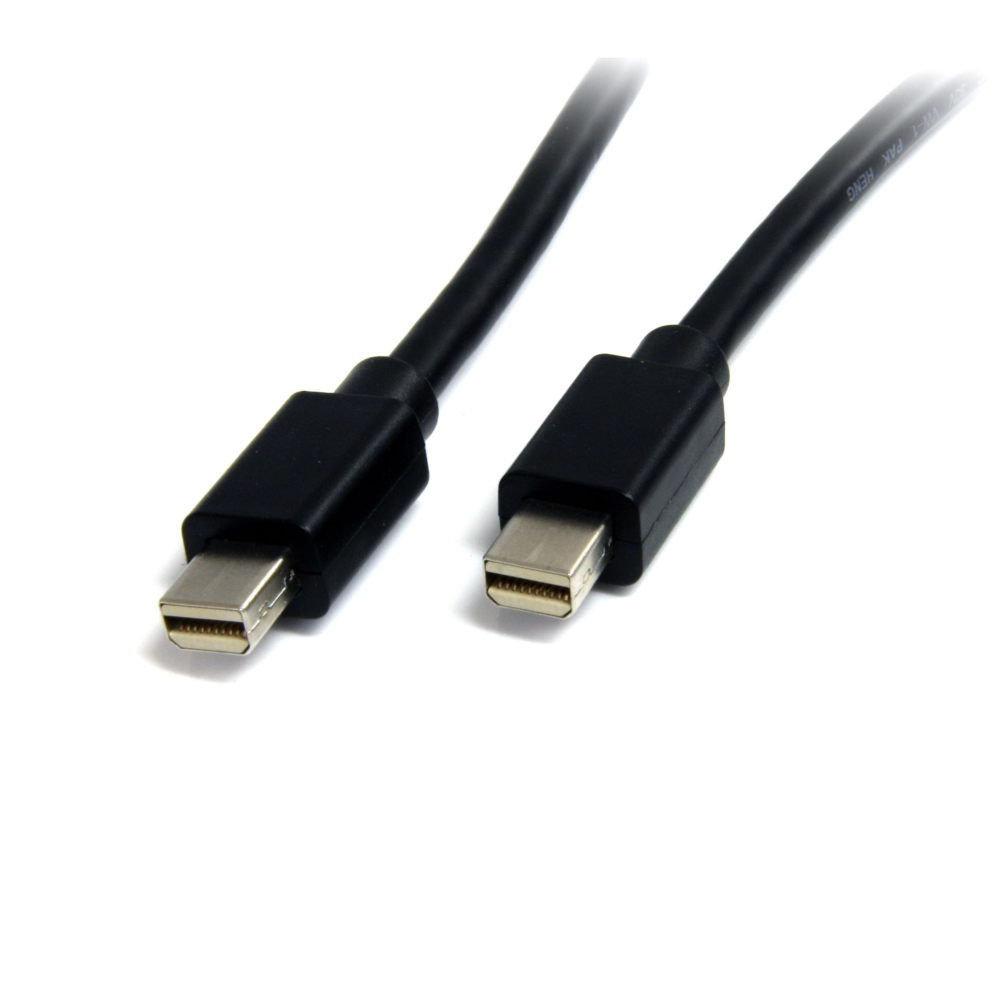 StarTech.com 2m (6ft) Mini DisplayPort Cable - 4K x 2K Ultra HD Video - Mini DisplayPort 1.2 Cable - Mini DP to Mini DP Cable for Monitor - mDP Cord works with Thunderbolt 2 Ports - M/M
