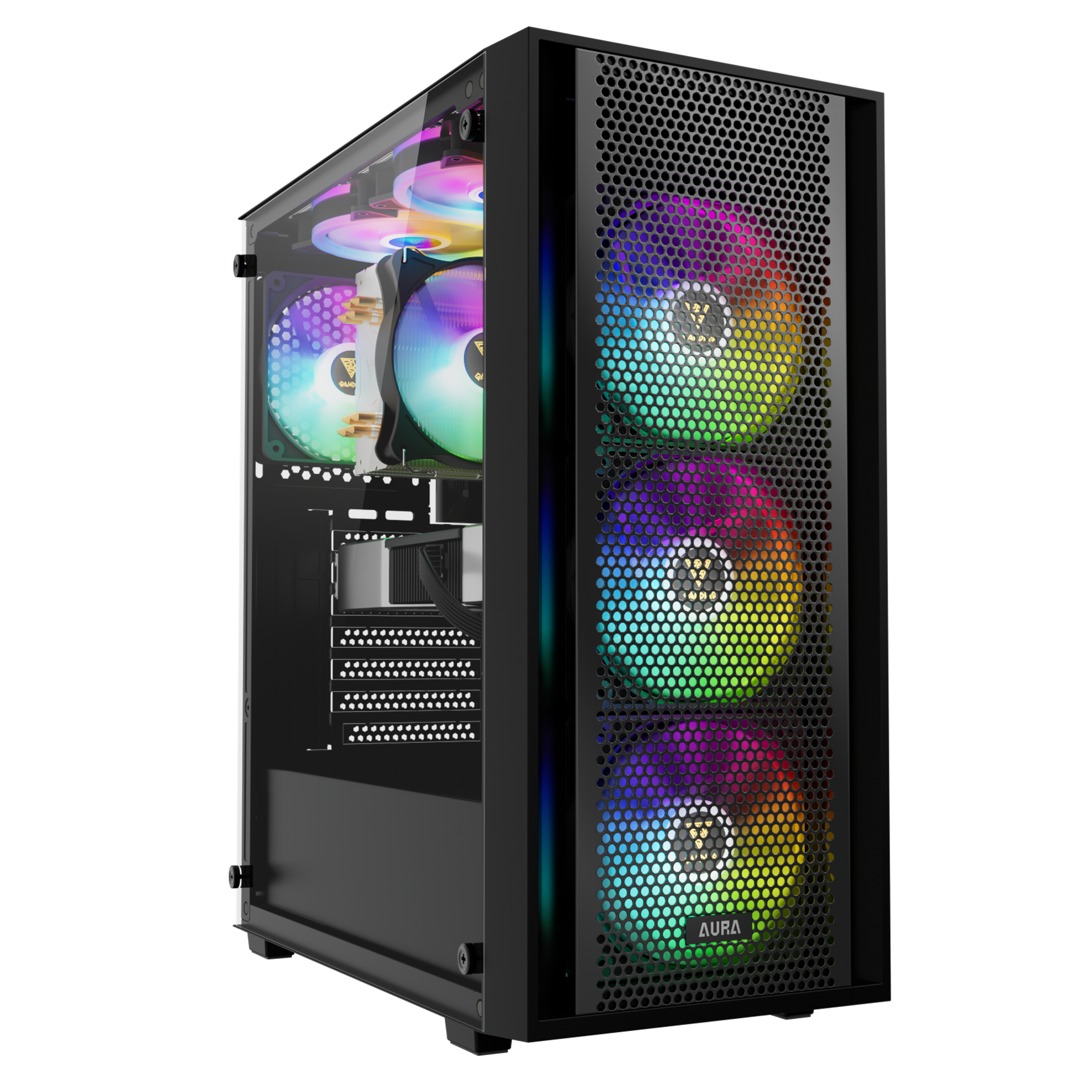AURA GC2 ELITE GAMDIAS AURA GC2 ELITE MID-TOWER BLACK CASE
