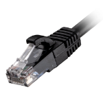 Cablenet CNL 100PK 3M C6 Bk UTP Ls 24AWG SB networking cable Black Cat6 U/UTP (UTP)