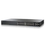 Cisco SLM224PT-NA-RF network switch Managed L2 Power over Ethernet (PoE) Black
