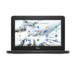 DELL Chromebook 3100 N4020 29.5 cm (11.6") HD Intel® Celeron® N 4 GB LPDDR4-SDRAM 16 GB eMMC Wi-Fi 5 (802.11ac) ChromeOS Black