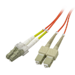 eNet Components SC/LC, 62.5/125, 3m InfiniBand/fibre optic cable 118.1" (3 m) OFC