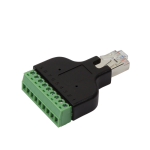 LogiLink MP0050 cable gender changer RJ45 8 pin terminal Black