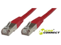 Image of Microconnect SSTP CAT6 5M networking cable Red S/FTP (S-STP)