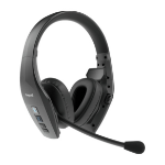 BlueParrott S650-XT Headset Bedraad en draadloos Hoofdband Oproepen/muziek USB Type-C Bluetooth Zwart