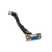 Cables Direct SVGA-STUB VGA cable 0.15 m VGA (D-Sub) Black