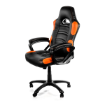 Arozzi Black & Orange Enzo Adjustable Ergonomic Motorsports Inspired Desk Chair