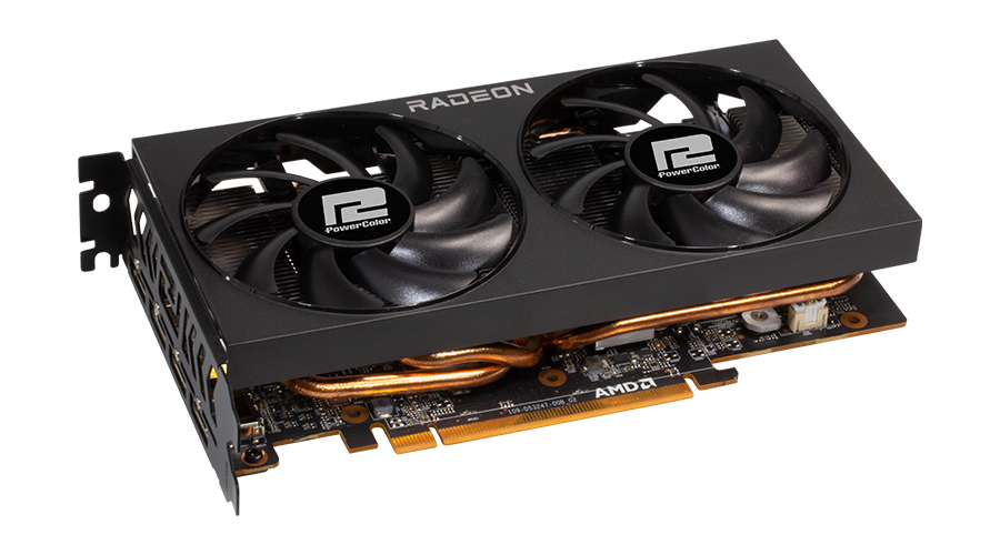 Image of PowerColor AXRX 6650 XT 8GBD6-3DH graphics card AMD Radeon RX 6650...