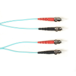 Black Box ST-ST 3-m fibre optic cable 3 m OM2 Turquoise