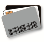 Zebra 104523-125 blank plastic card