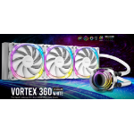 Antec VORTEX 360mm ARGB Whte Liquid CPU Cooler ARGB Controller, EPDM High-Density Tubing, LGA 115x, 1200, 1700, 20xx, AM3, AM4 AM5,TR4 3 Yrs Warranty