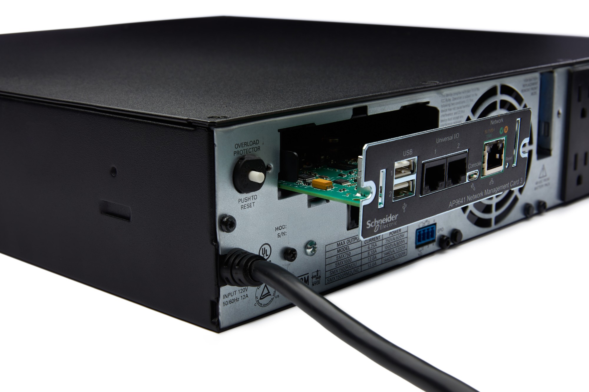 APC SMT750IC sistema de alimentación ininterrumpida (UPS) Línea interactiva  0,75 kVA 500 W 6 salidas AC