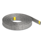 DeLOCK Braided Sleeve for EMI shielding stretchable 10 m x 20 mm
