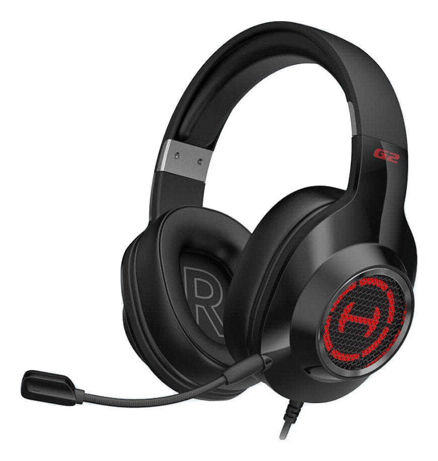 Image of Edifier G2 II Headset Wired Head-band Gaming Black. Red