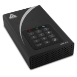 Apricorn ADT-3PL256-4000 external hard drive 4000 GB Black