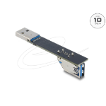 DeLOCK 67422 tussenstuk voor kabels Type-A Zwart