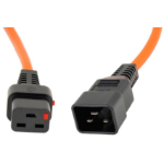 Microconnect PC1375 power cable Orange 3 m C19 coupler C20 coupler