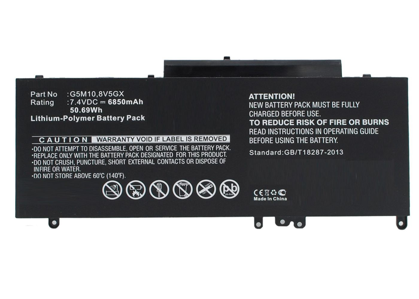 Image of CoreParts MBXDE-BA0067 laptop spare part Battery
