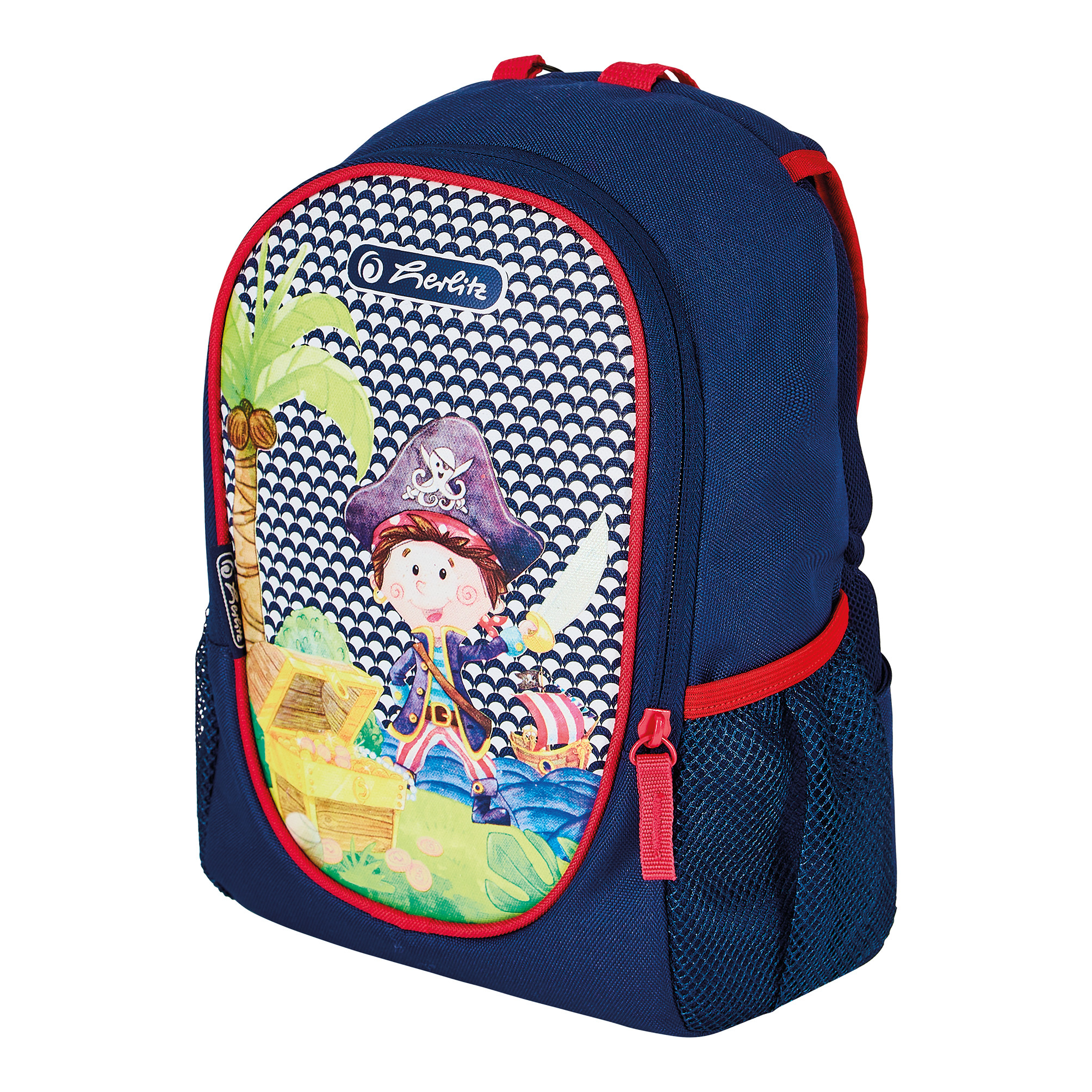 Image of Herlitz Rookie Pirate backpack School backpack Multicolour, Navy...