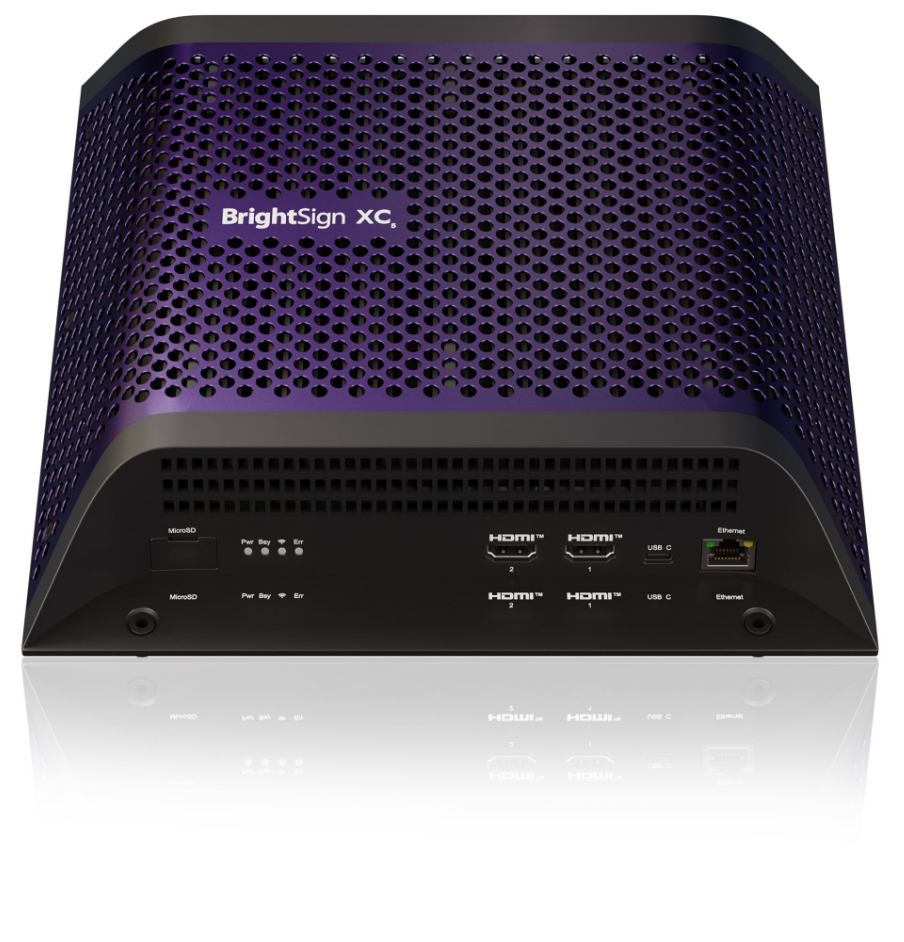 Image of BrightSign XC2055 digital media player Violet 8K Ultra HD 7680 x...