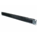 FDL 19 INCH RACK MOUNTING BRUSH STRIP PANEL - 1U