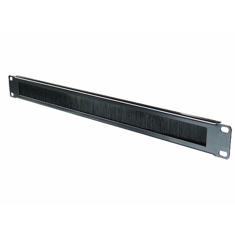 Image of FDL 19 INCH RACK MOUNTING BRUSH STRIP PANEL - 1U