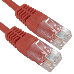 Cables Direct 0.15mtr CAT 5E Red