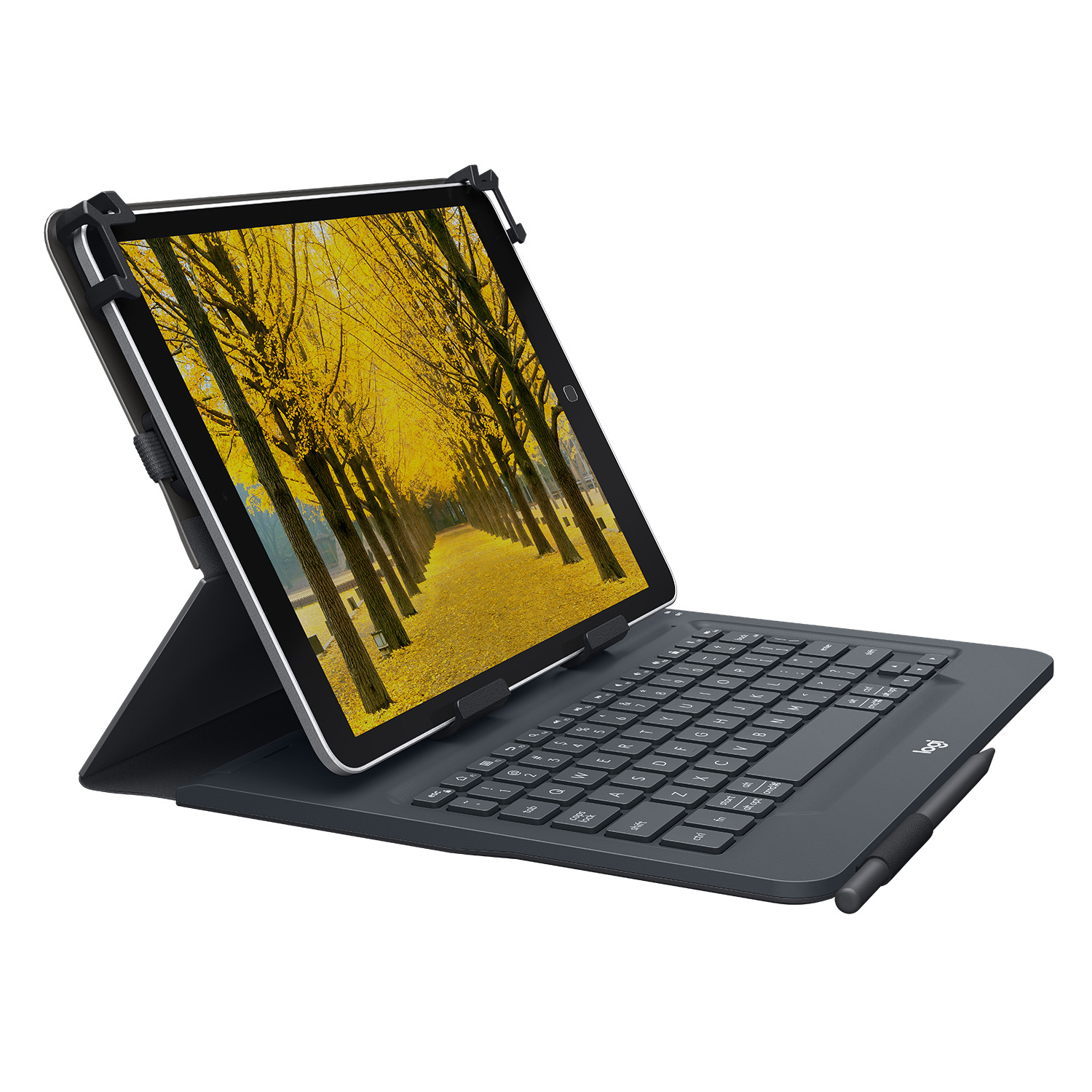 Logitech Universal Folio with integrated keyboard for 9-10 inch tablet