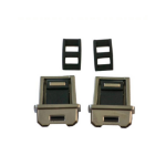 Zebra SG-ET6X-DCLIPS-01 tablet case accessory Attachment clip Black, Steel