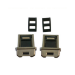 Zebra SG-ET6X-DCLIPS-01 tablet case accessory Attachment clip Black, Steel