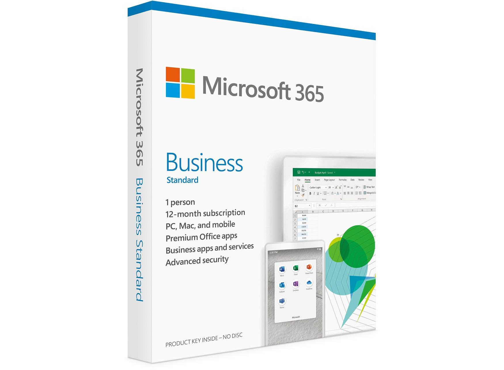HP Microsoft 365 Business Standard Client Access License (CAL) 1 license(s) 1 year(s)