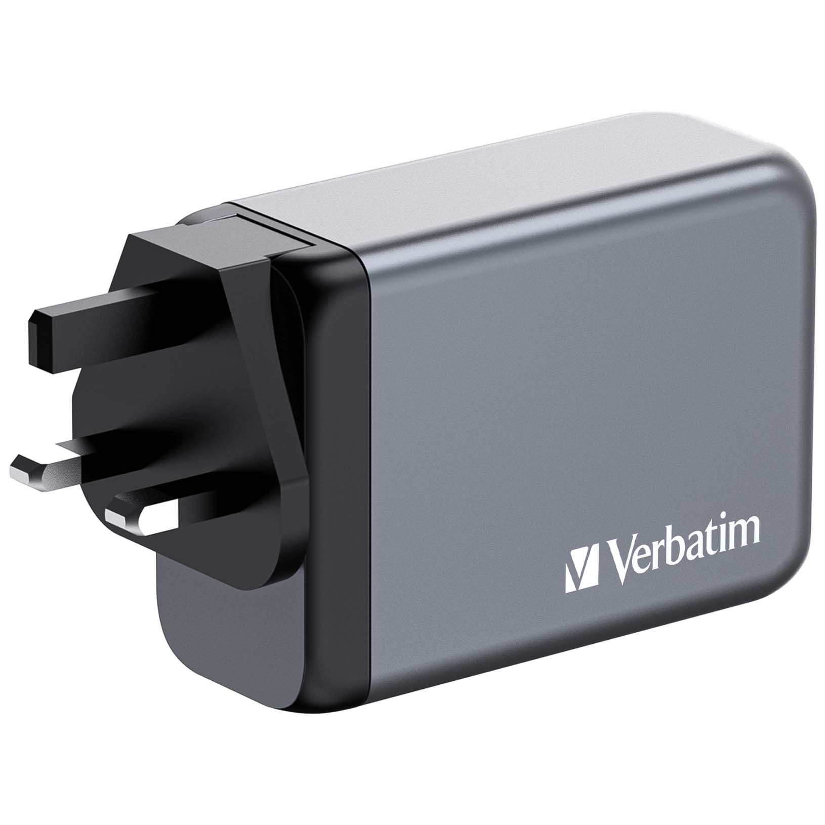 Verbatim GNC-240 GaN Charger 240W with 1 x USB-C 140W /1 x USB-C 100W / 1 x USB-C 65W / 1 x USB-A QC 3.0 (EU/UK/US)