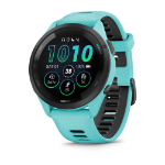 Garmin Forerunner 265 3.3 cm (1.3") AMOLED 46 mm Digital 416 x 416 pixels Touchscreen Black, Blue Wi-Fi GPS (satellite)