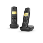 Gigaset A170 Duo Analog/DECT telephone Caller ID Black
