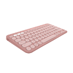 Logitech Pebble Keys 2 K380s keyboard Universal RF Wireless + Bluetooth QWERTY US International Pink