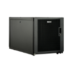 Panduit E6212B1 rack 12U Vrijstaande rek Zwart