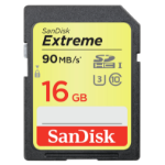 Sandisk Extreme memory card 16 GB SDHC Class 10 UHS-I
