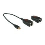 ROLINE USB 2.0 Extender over RJ-45 Transparant