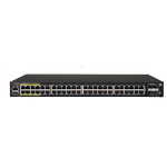 Brocade ICX7450-48P network switch Managed L2/L3 Gigabit Ethernet (10/100/1000) Power over Ethernet (PoE) 1U Black