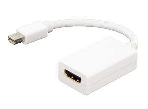 8550 LMP Mini-DP/HDMI - Mini DisplayPort - HDMI Type A (Standard) - Male - Female - White - MacBook Pro - MacBook - Mac mini