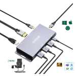 Vivolink VLUSBCHUB2 interface hub USB 3.2 Gen 2 (3.1 Gen 2) Type-C 10000 Mbit/s Grey