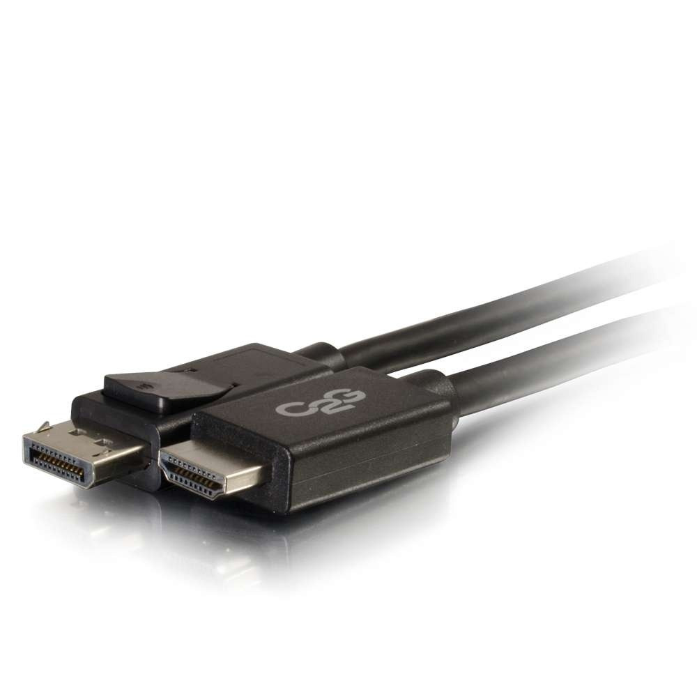 C2G 6ft (1.8m) DisplayPortTM Male to HDMITM Male Adapter Cable - Black