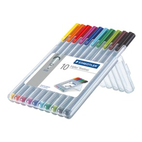 Image of Staedtler triplus 334 fineliner Multi 10 pc(s)