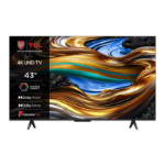 TCL 43P755K TV 109.2 cm (43") 4K Ultra HD Smart TV Wi-Fi Black