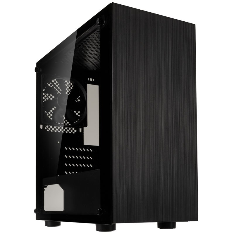 Image of Pro Gamersware Stronghold M - Micro Tower - PC - Black - micro ATX...