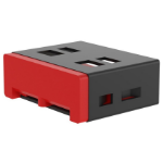 Panduit SKUSBA-V port blocker USB Type-A Black, Red 5 pc(s)