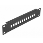 DeLOCK 10″ Fiber Optic Patch Panel 12 Port for SC Simplex / LC Duplex 1U black