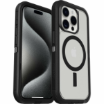 OtterBox Defender Series XT for iPhone 15 Pro, Dark Side (Clear / Black)